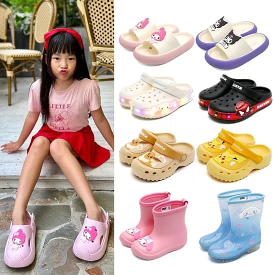 시나모롤 사이드 라이팅 샌들