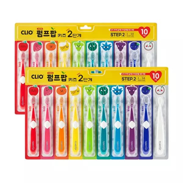 크리오 펌프팝 키즈 칫솔 10입 2세트 10,900원