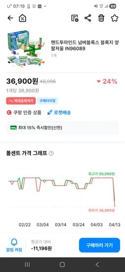 넘버블록스 블록지 양팔저울 IN96089 역대급 초핫딜! 36,900원(신한카드 결제시 31,360원)