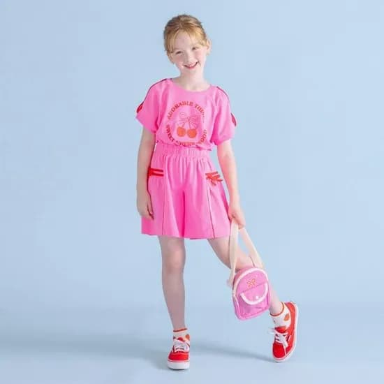 아이러브제이 체리무드 크롭 어깨트임 상하세트 29,100원