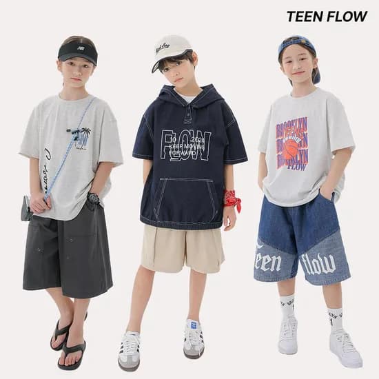 틴플로우 주니어 여름 상하복 8460원~