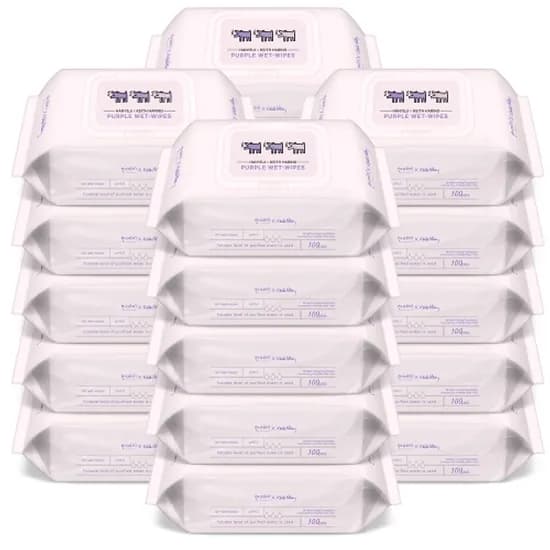 한예지 키스해링 퍼플물티슈 캡형 100매 20팩 16550원 무배