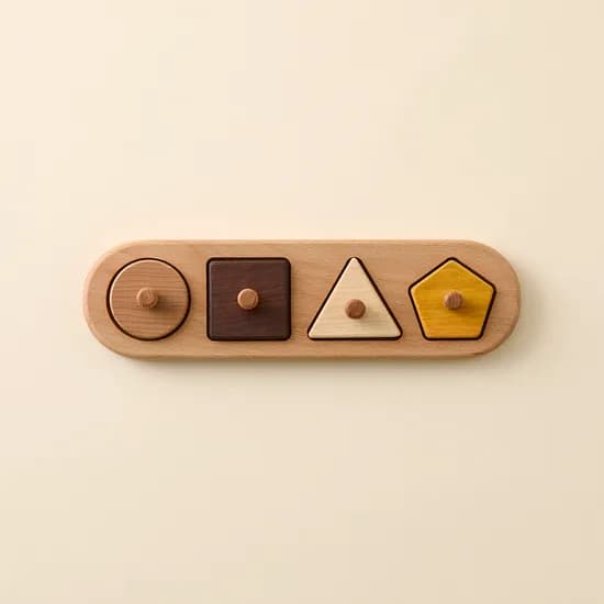 숲소리 꼭지퍼즐 기본도형 원목블록장난감 20,200원