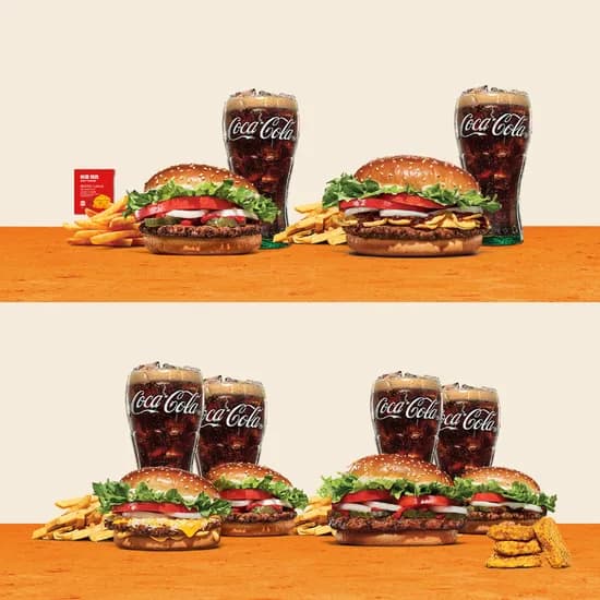 버거킹 콰트로치즈와퍼주니어 와퍼주니어 콜라 2개 프렌치프라이