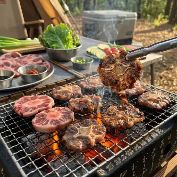 한우 소꼬리 구이 2팩 1kg