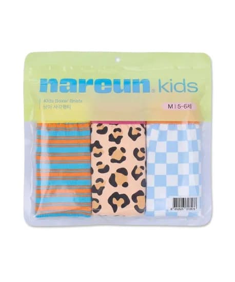 나른키즈 남아 사각팬티 3종