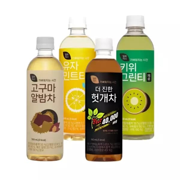 일화차시 헛개차/고구마/키위/유자 500ml 20pet 11,900원