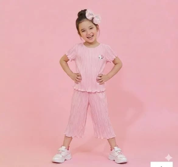 롯데백화점. 프렌치캣 주름지 TS상하셋트 49,150원 무배