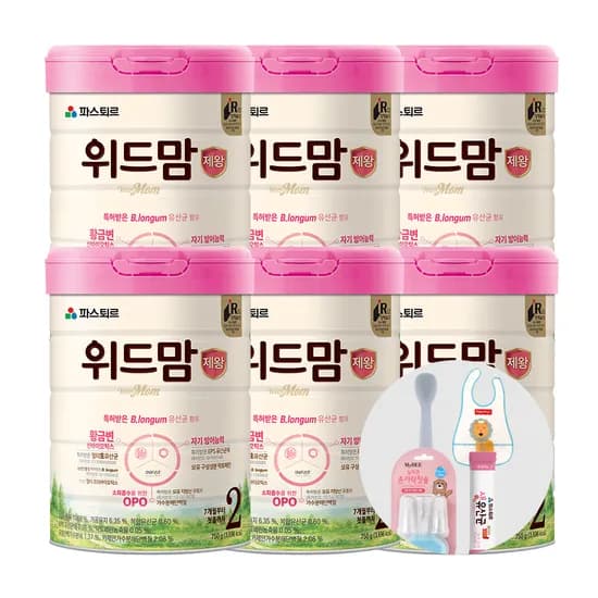 파스퇴르 위드맘 제왕 2단계 6캔 155,781원