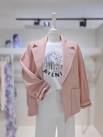 더아이잗 헤링본 패턴 린넨 자켓 76,990원 무배