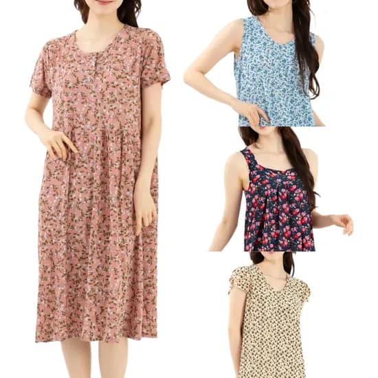 A2R 시크나인 원피스잠옷 여름 홈웨어 플라워 8종 나시 5,400원 유배