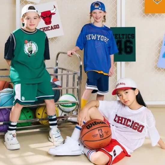 NBA키즈 폴리 메쉬 절개 셋업 36,900원