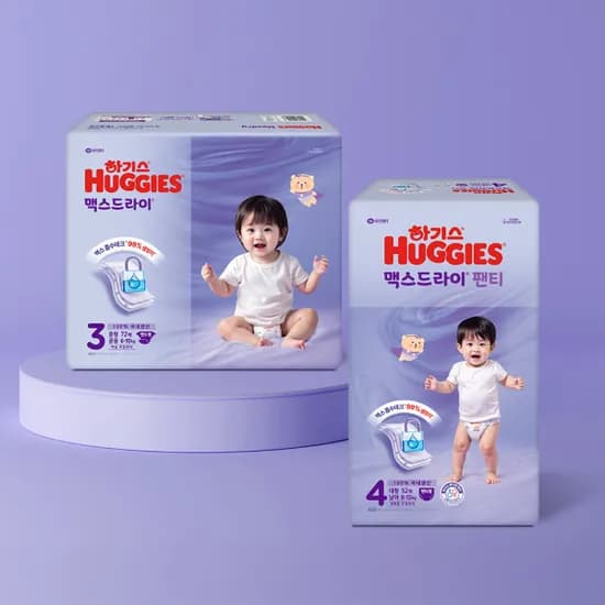 맥스드라이 밴드형 3단계 3박스(432매) 131,910원