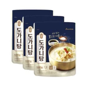바른 도가니탕 500g×3개 10,710원 무배