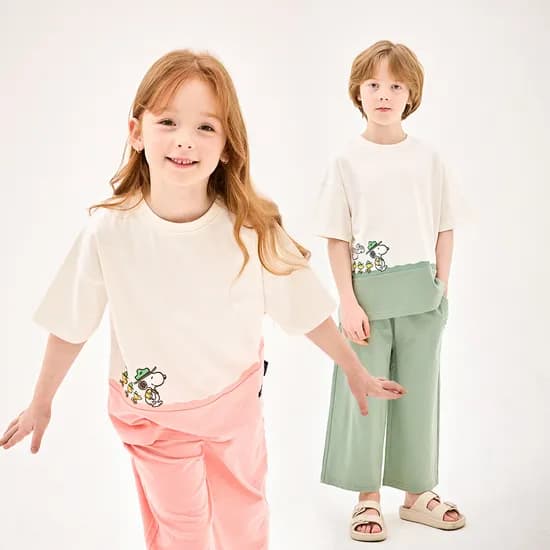 젤리스푼 스누피와 우드스탁 워킹상하복 9,900원