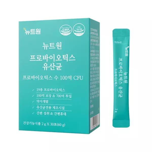 뉴트원 프로바이오틱스 유산균 30포 12,840원 무배