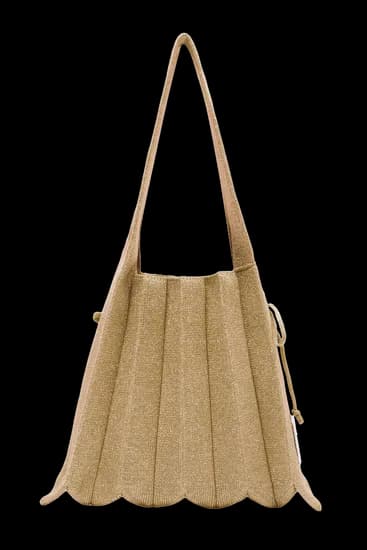 조셉앤스테이시 플리츠 니트스테리골드백 25850원