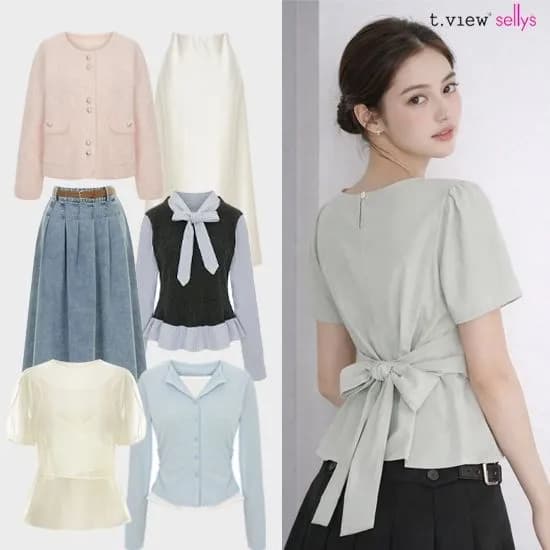 샐리 셔링 블라우스 티셔츠 15,920원