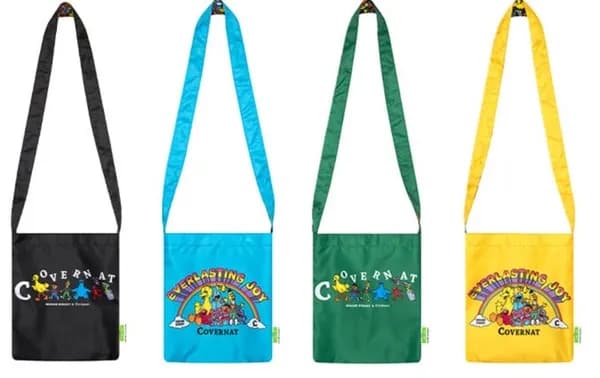 세서미스트리트x커버낫 키즈 리버서블 크로스백 7,730원 배송비별도