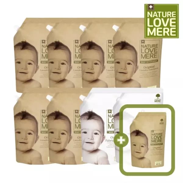 네러메 세제리필 1300ml 6팩+섬유유연제 리필 1300ml 2팩+세제 500ml 1팩 22,920원