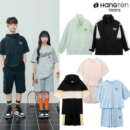 행텐키즈 여아 하프집업 후드티셔츠 6,900원 무배