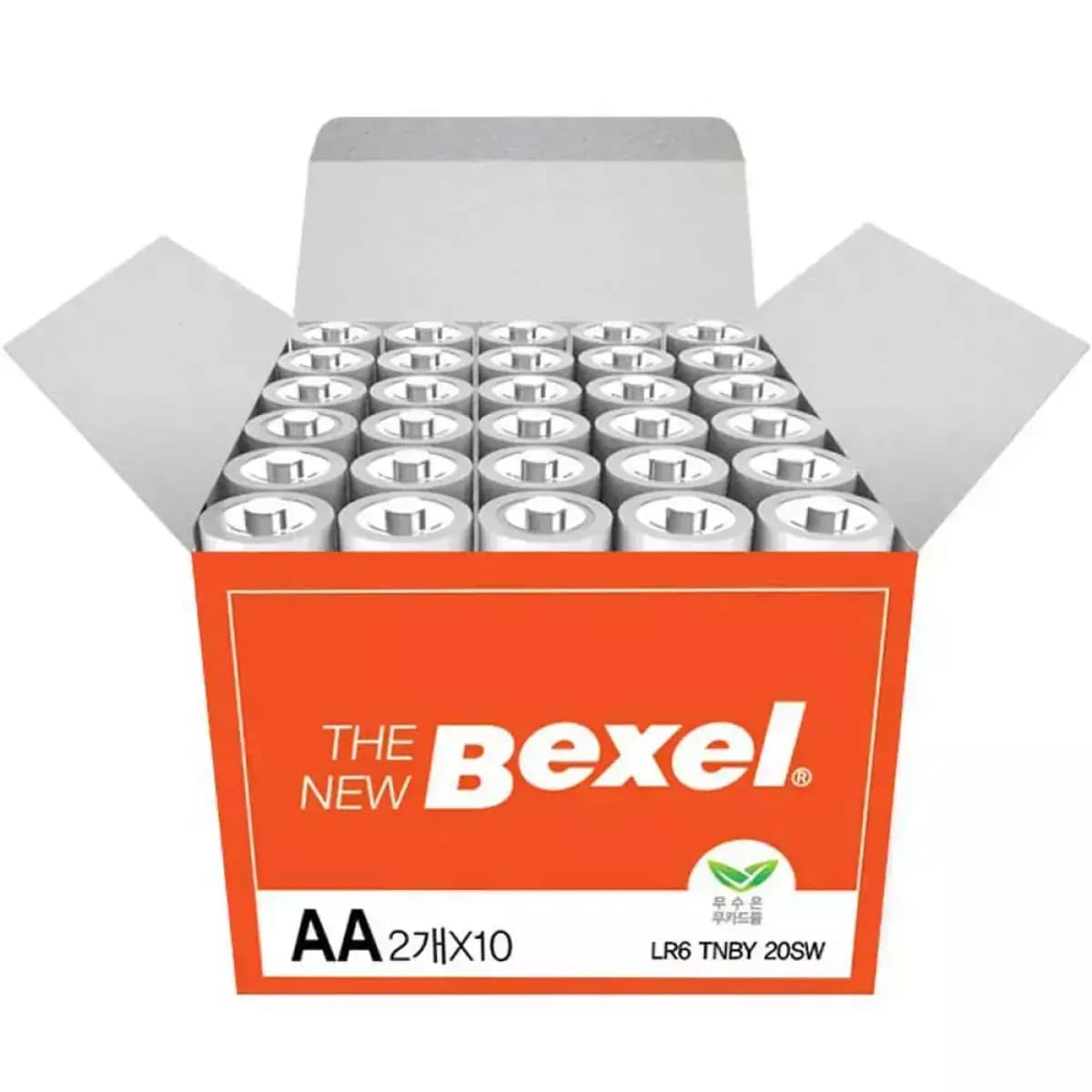 벡셀 더뉴 알카라인 AA건전지 20개 7,960원