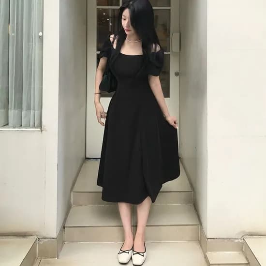 스퍼 리본 데일리 플랫슈즈