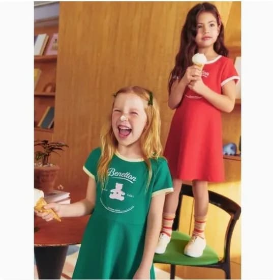 베네통키즈 와플 플레어 원피스 25,770원 무배