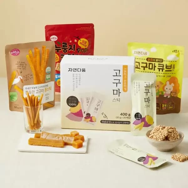 자연다움 고구마스틱 20g 30개입 16,990원
