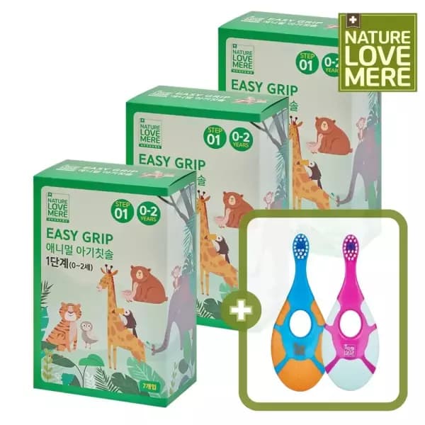 네이쳐러브메레 이지그립 애니멀 아기칫솔 1단계 총 23개 19,920원