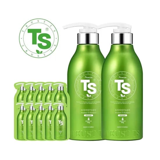 TS 프리미엄 샴푸 본품2개 파우치10개세트 32,900원