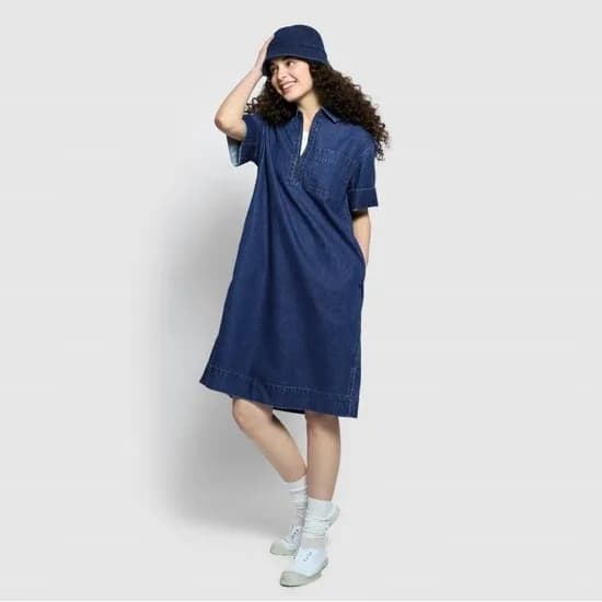 자주 라이트 데님 반팔 원피스 22,920원