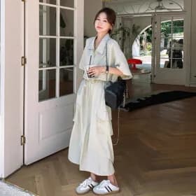 롱치마 상하셋트 바스락원단 25,900원 무배