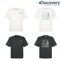 디스커버리 프레시벤트 워싱 캠핑 그래픽 반팔티셔츠 35,103원 무배