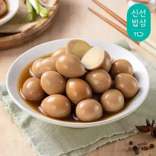 메추리알장조림 1kg+1kg 13,390원 무배