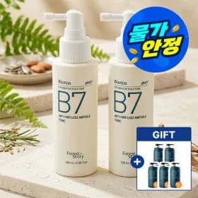B7 약산성 탈모완화 헤어토닉 100ml 2개+샴푸5매 8,890원 무배