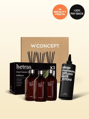 헤트라스 프리미엄 디퓨저 500ml 3ea + 대용량 리필 1,010ml 22,540원
