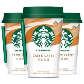 스타벅스 카페라떼 200ml 20개 26500원