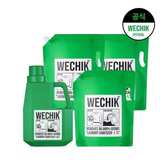 소독 섬유유연제 1.5L 소독 섬유유연제 리필 1.7L 3개