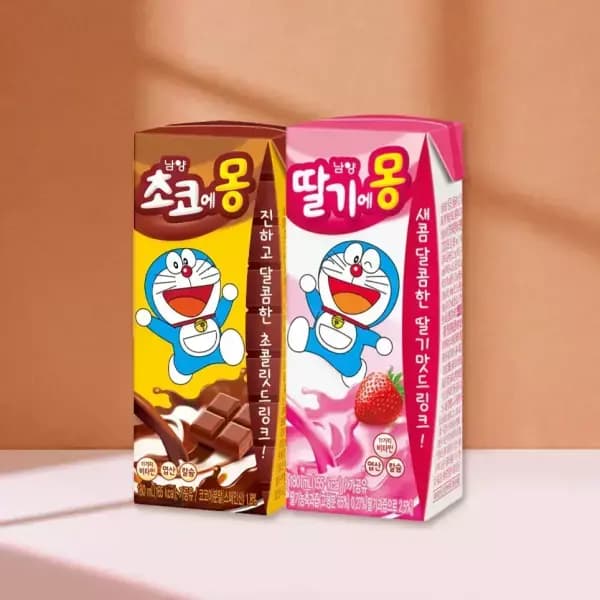 남양 초코에몽 딸기에몽 190ml 48팩