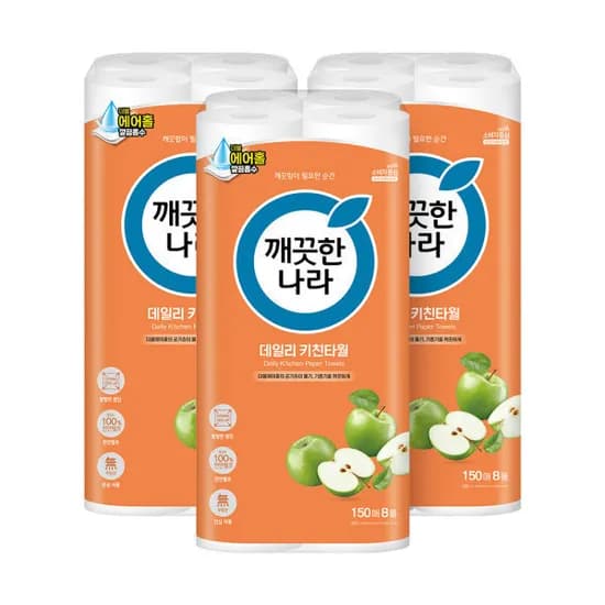 깨끗한나라 데일리 키친타올 24롤 15900원