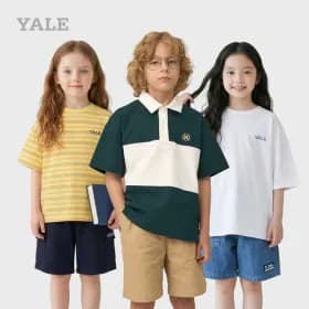 지마켓] 예일키즈 스트라이프 컬러링 하프티셔츠 26,320원 무배