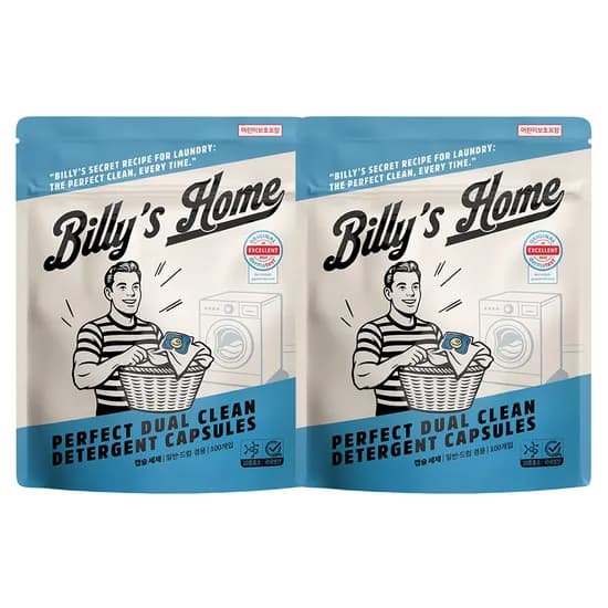 빌리스 홈 퍼펙트 듀얼 클린 캡슐세제 플로럴, 200개입 11,800원