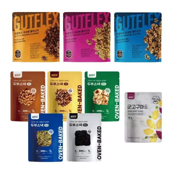 것플렉스 프로틴 클로스터 간식 3종 9790원 무배