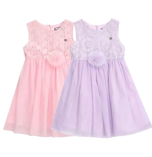 프랜치캣 연핑크/연보라 레이스 드레스 25,430원 무배