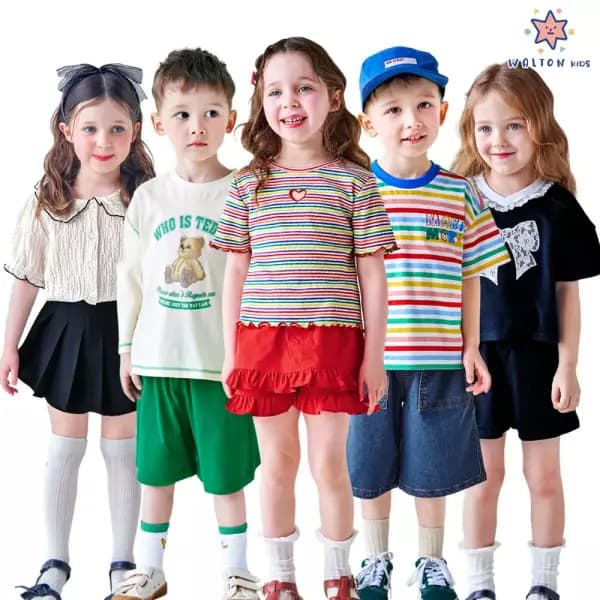 월튼키즈&마리앤모리 체크레이어드상하세트 8,730원 (복수구매시)