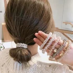 코인크리스탈 머리끈 5종1세트 6080 무배