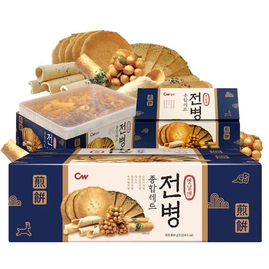청우식품 옛날애 전병 종합세트 800g 1박스 8,900원