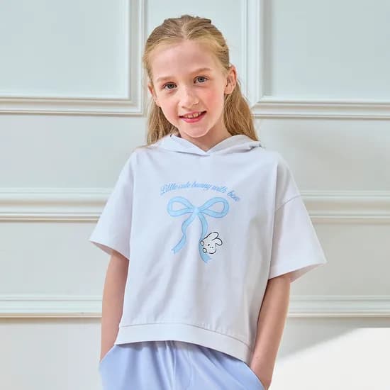 로엠걸즈 레이어드 크롭 후드티 12,160원