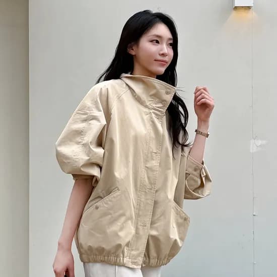 시야쥬 하이넥 버튼 블루종 122,750원